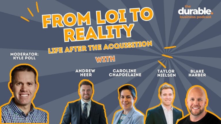 From LOI to Reality: Life After the Acquisition