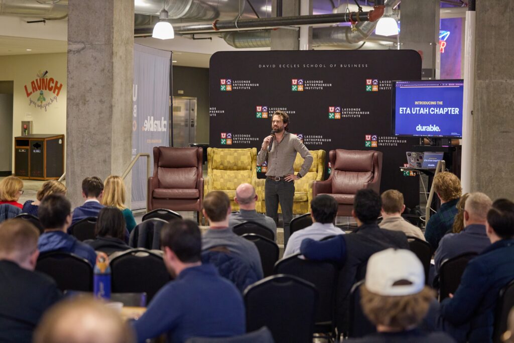 A full room at a Durable Commons gathering